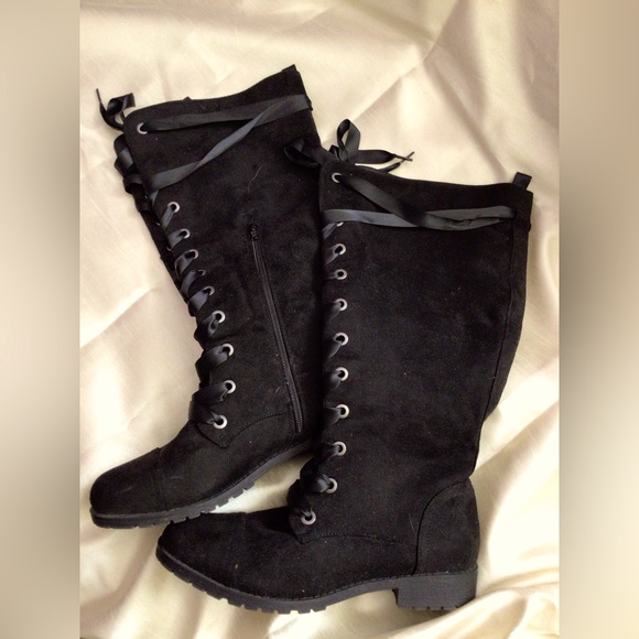 Women’s Just Fab black boots. Size 8.5. Like new. - Picture 1 of 7